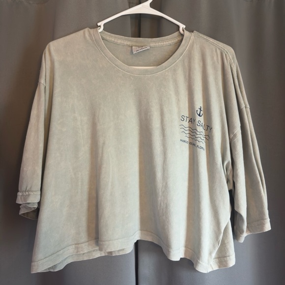 bloom pop Tops - Stay Salty Cropped Top
